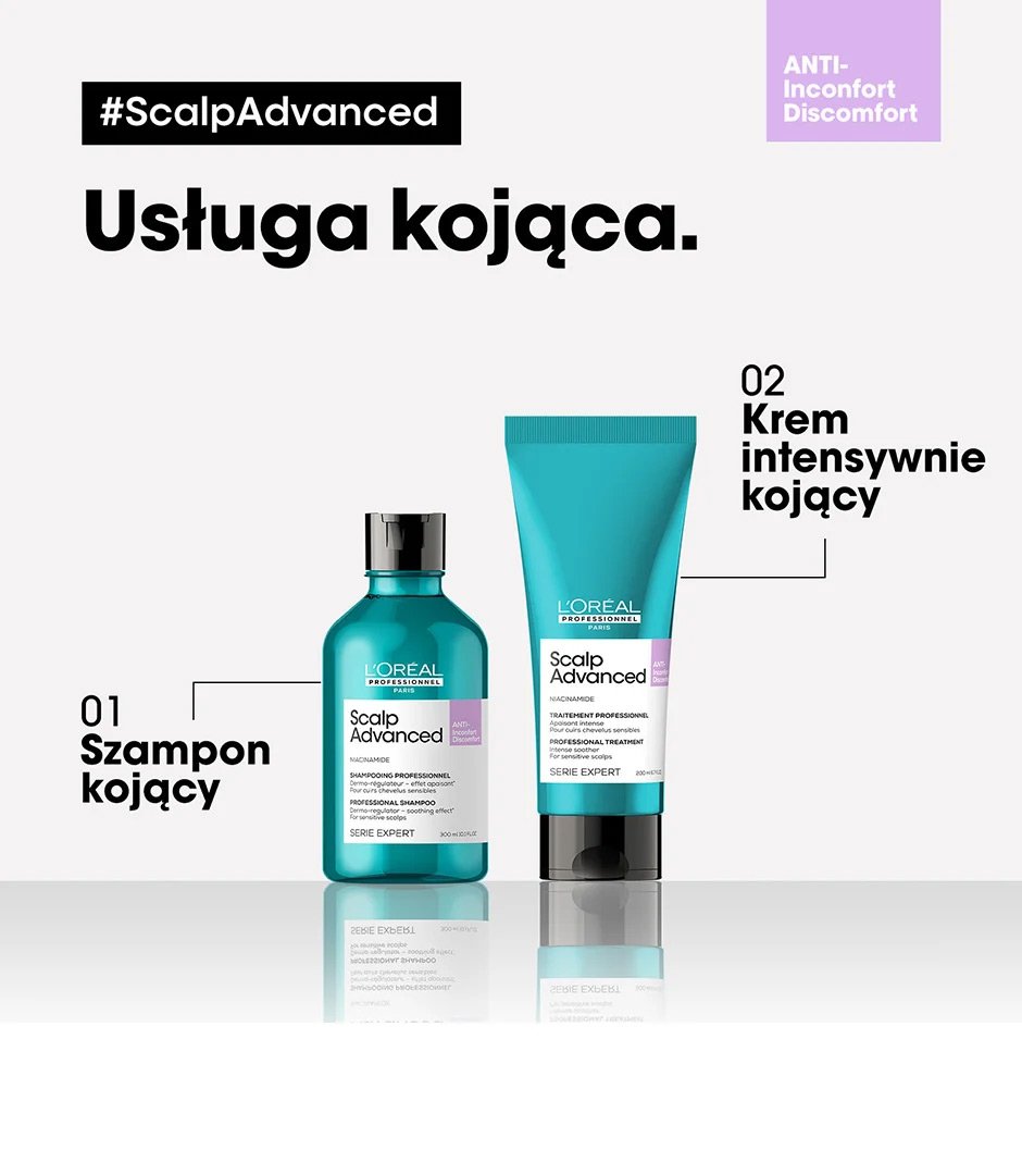 Kosmetyki na podrażnioną skórę głowy